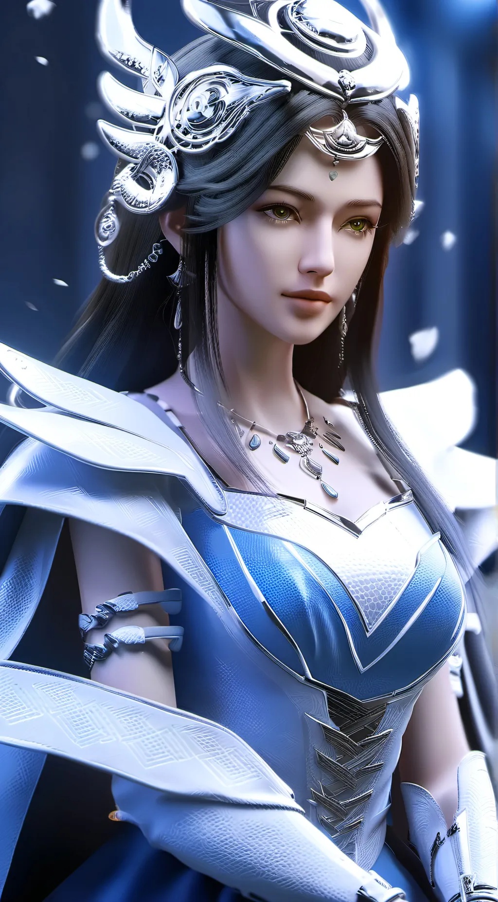 ai character: aqua princess background