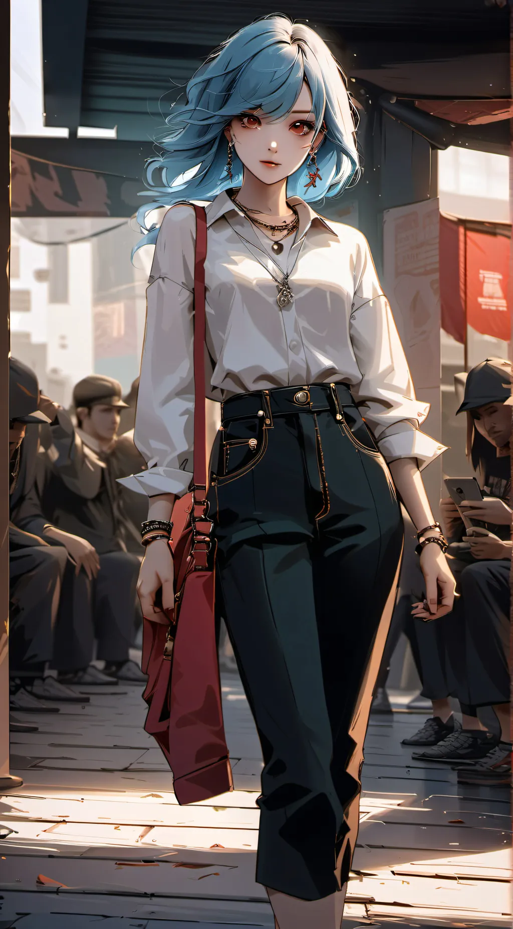 ai character: Clingy girlfriend background