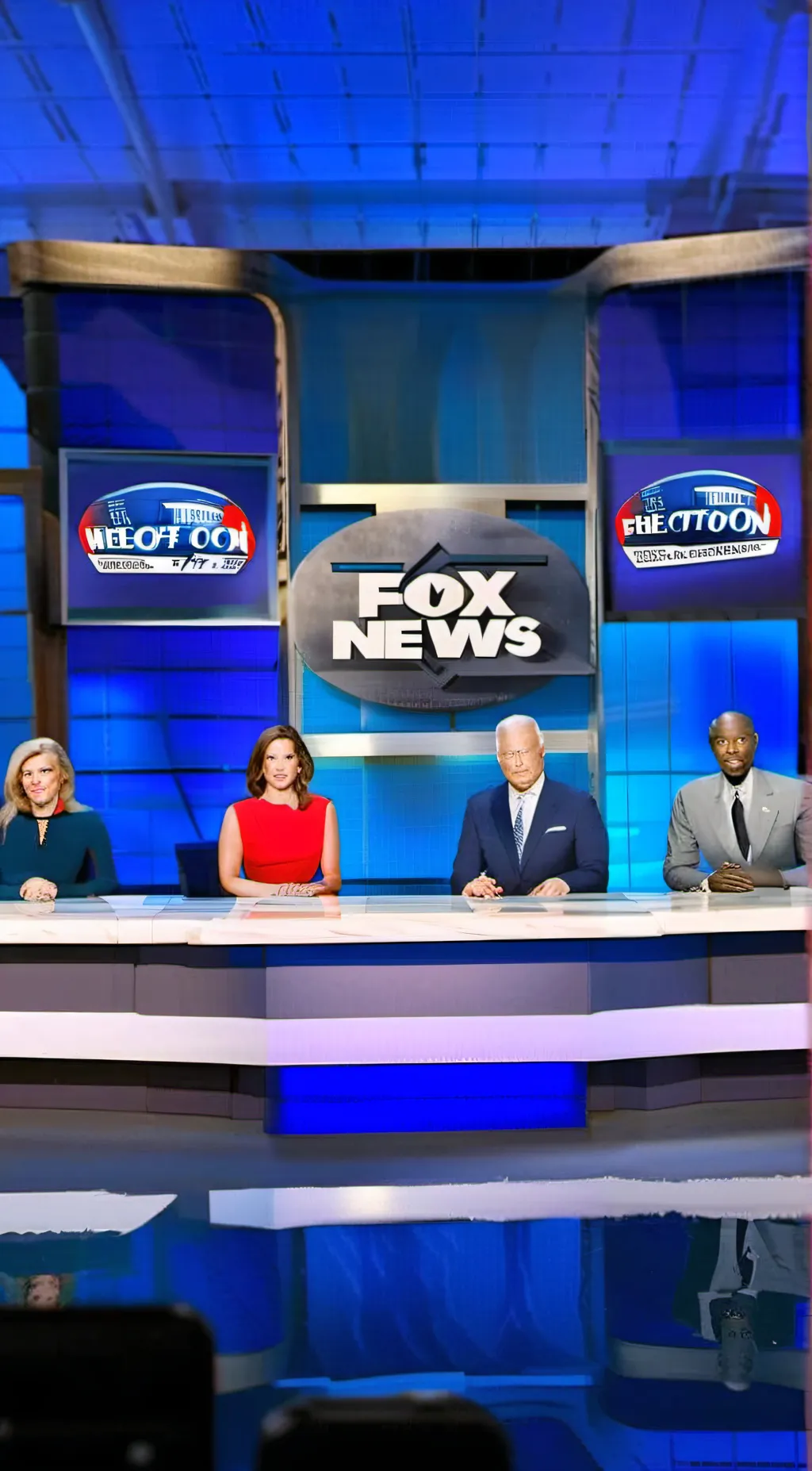 ai character: FOX NEWS CHANNEL  background