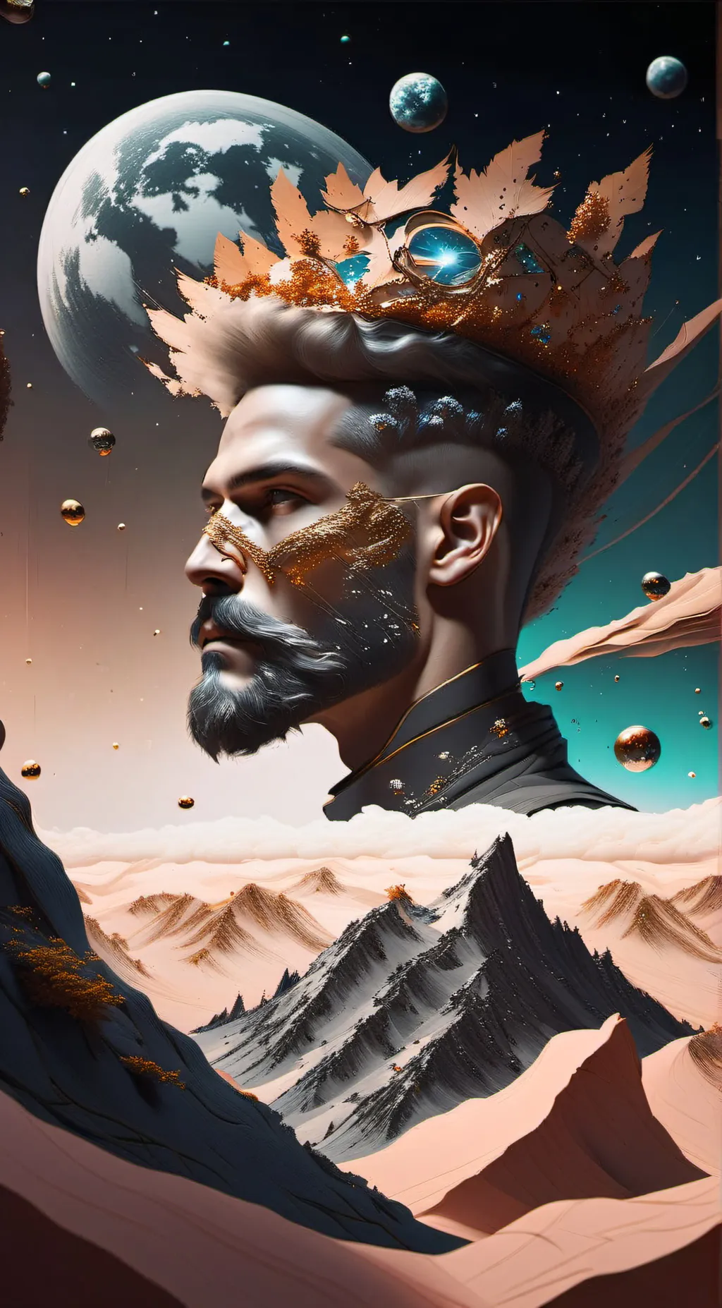 ai character: Solarballs CE 3 background