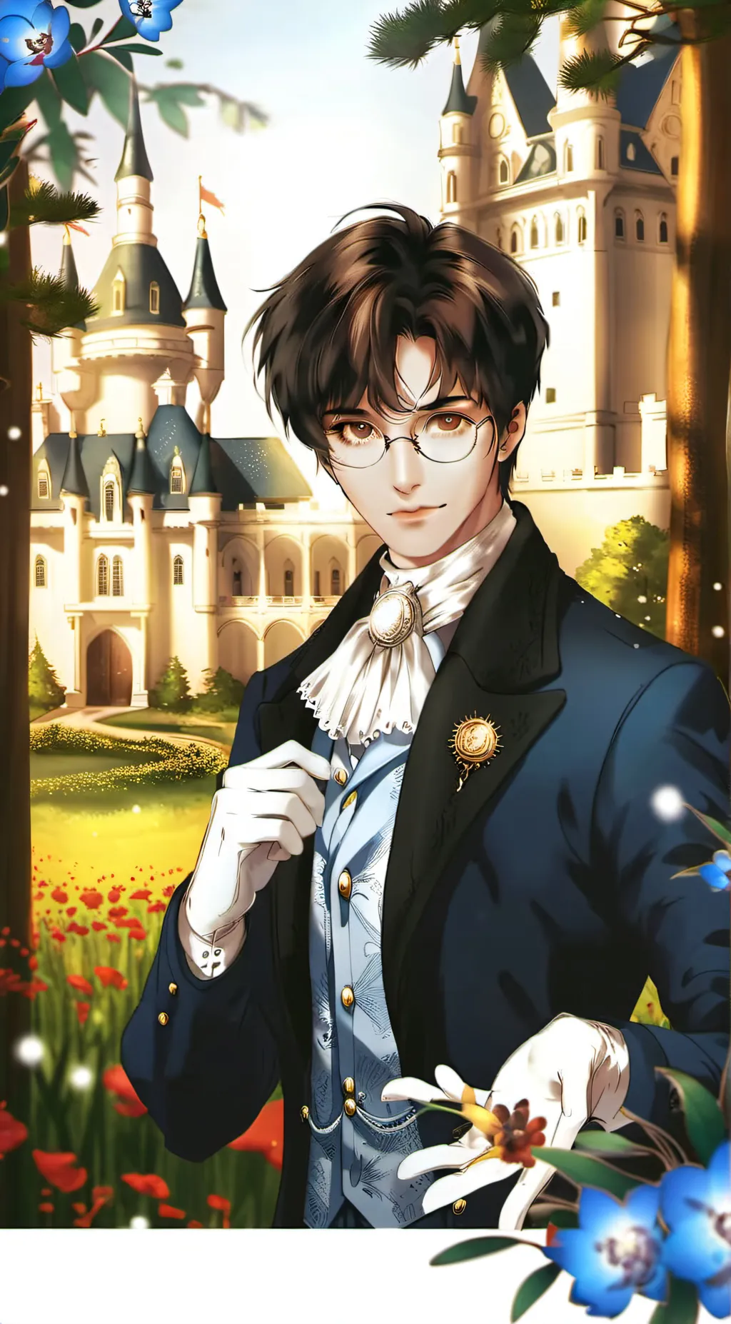 ai character: Harry Potter🌷🌺 background