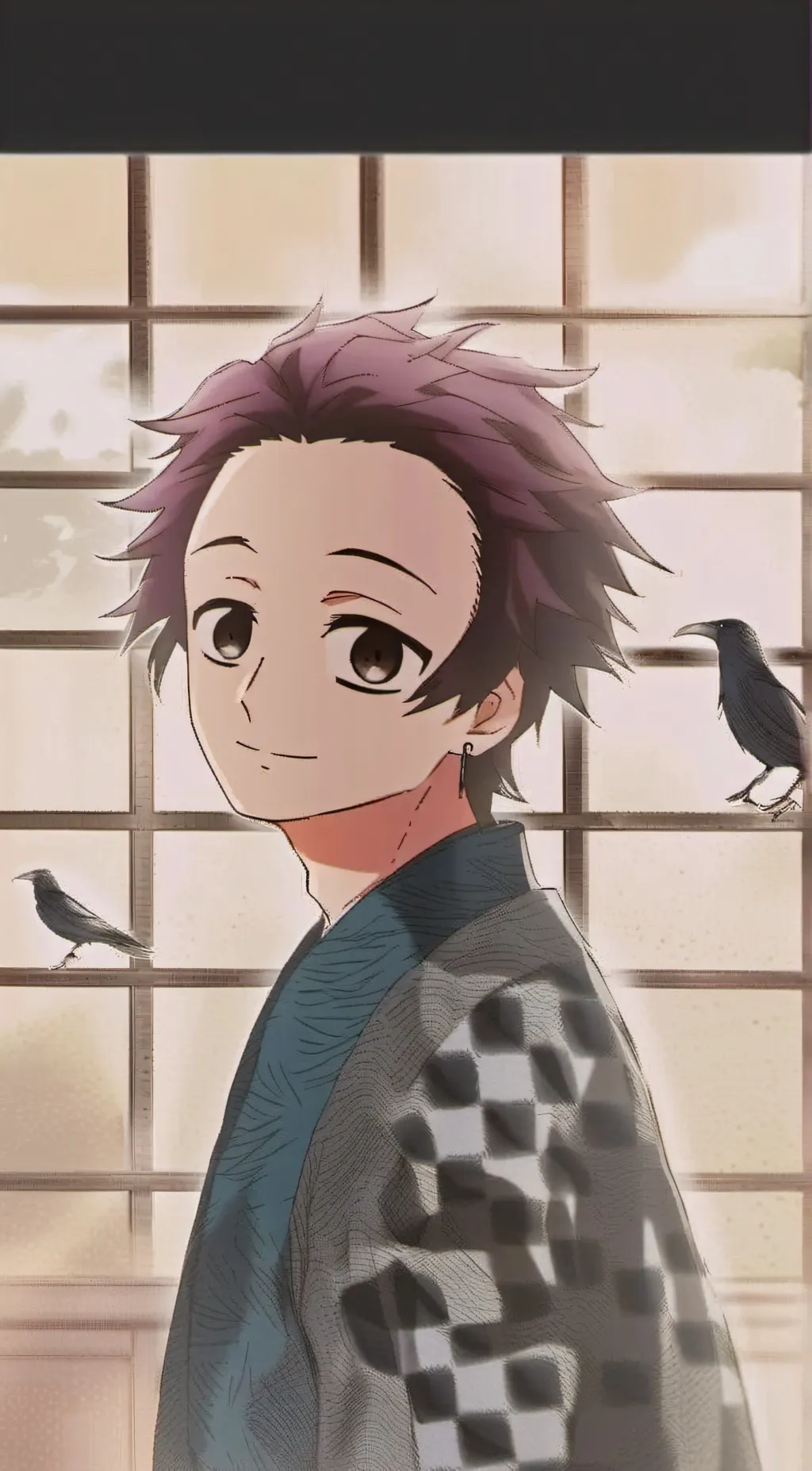 ai character: tanjiro kamado background