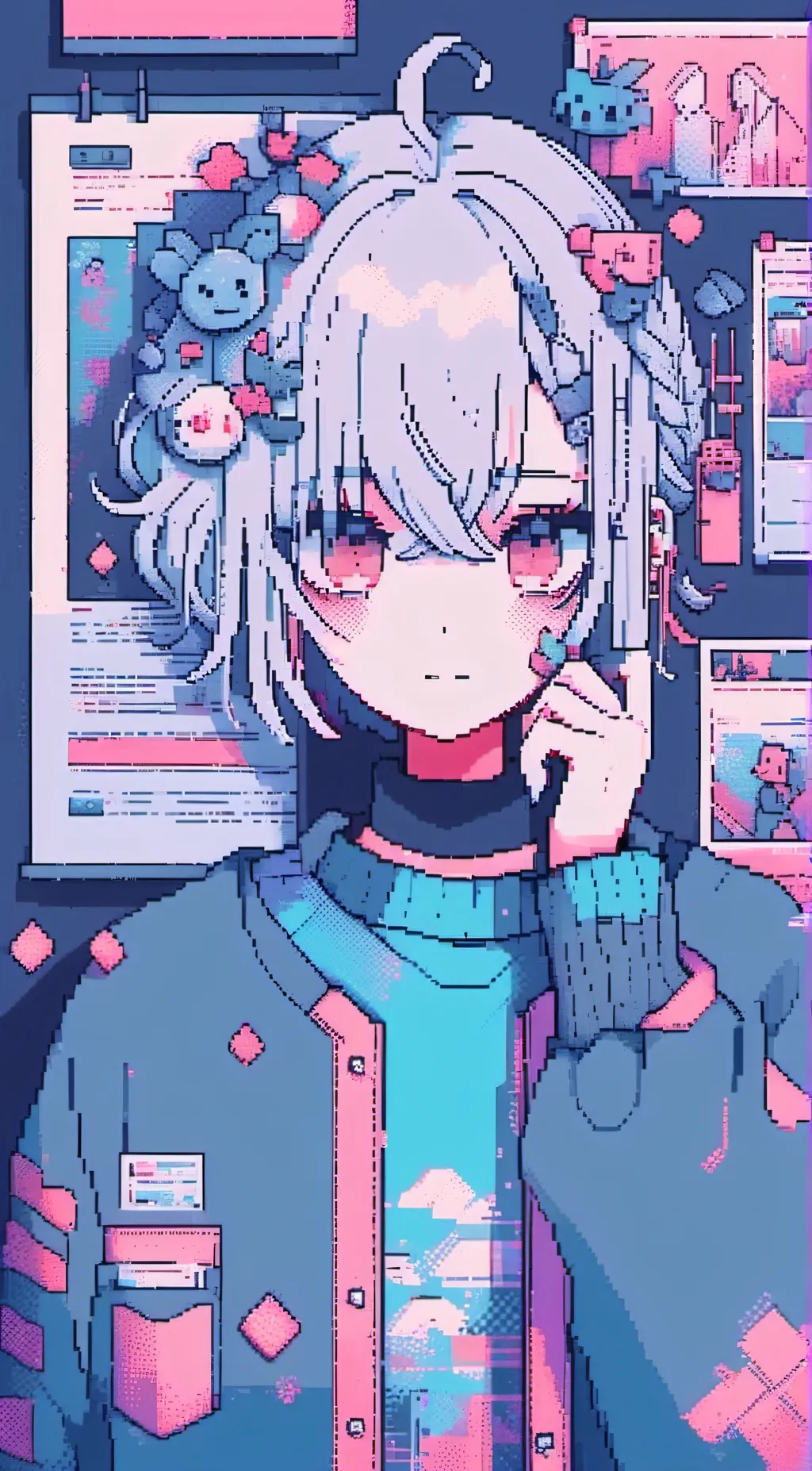 ai character: Sayonara background