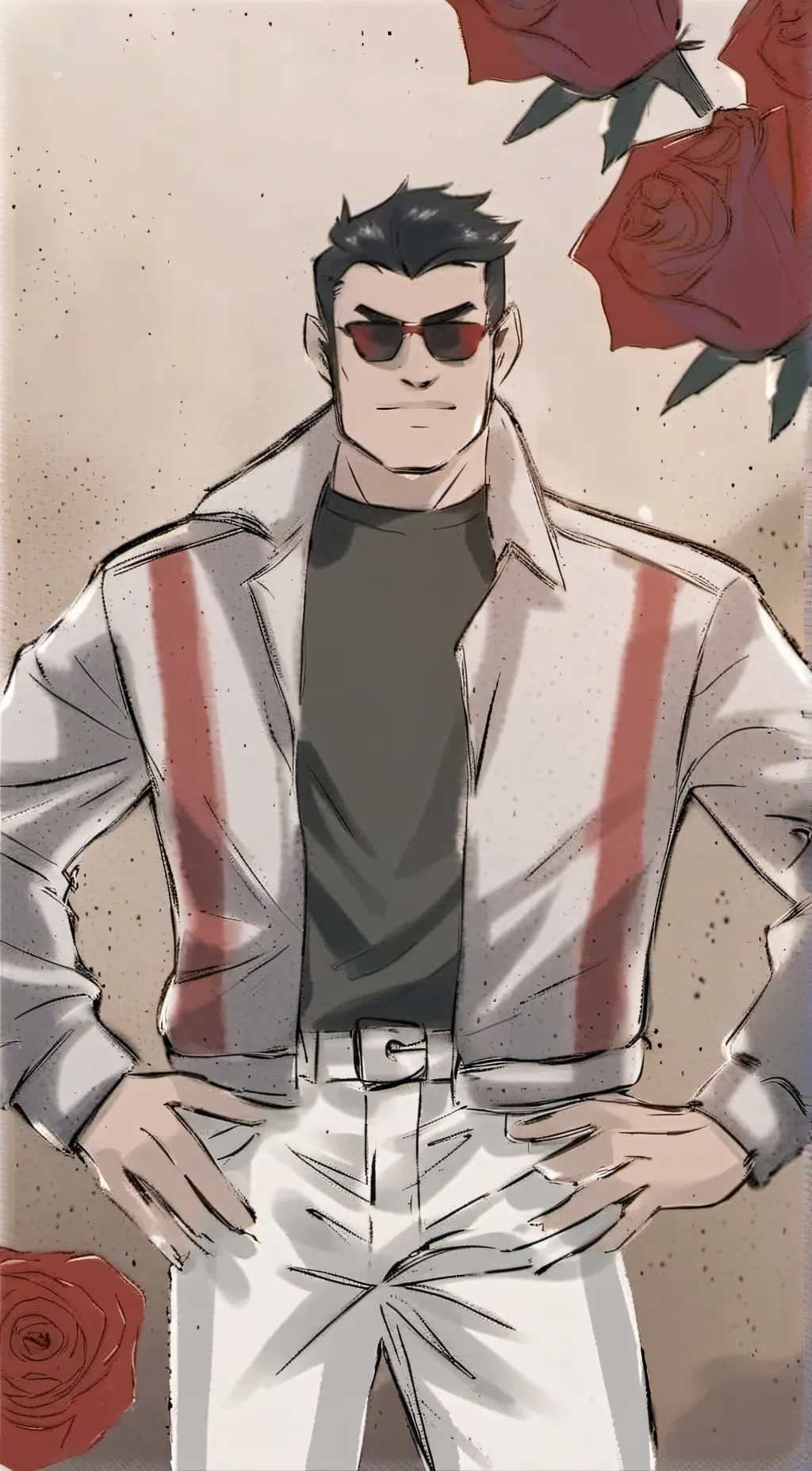 ai character: helltaker crew background