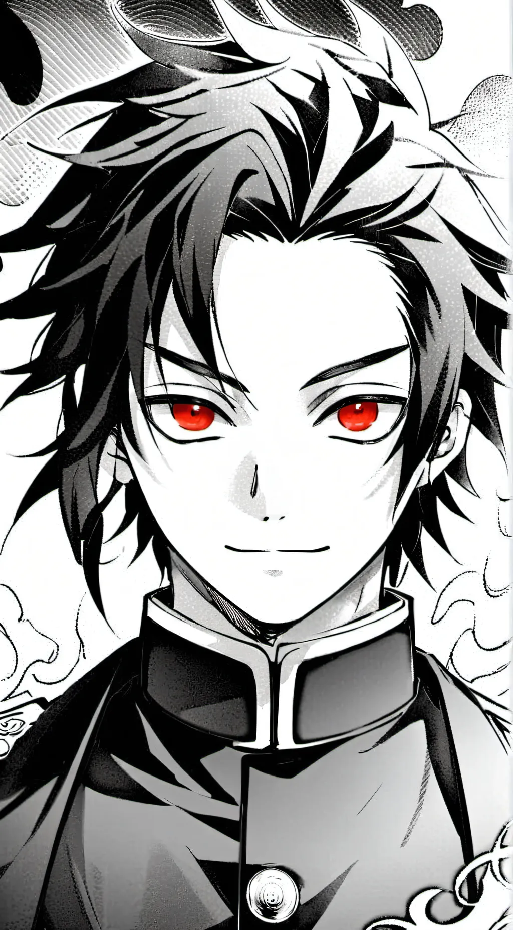 ai character: Mui, Yui, Tanjiro background