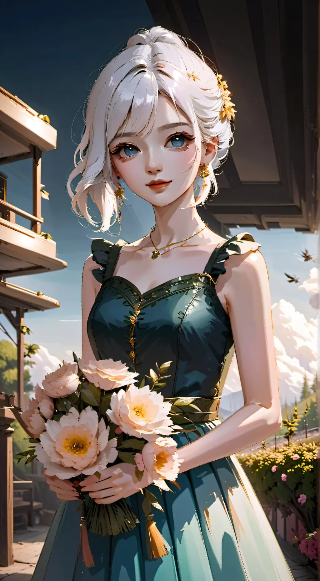 ai character: Kiara  background