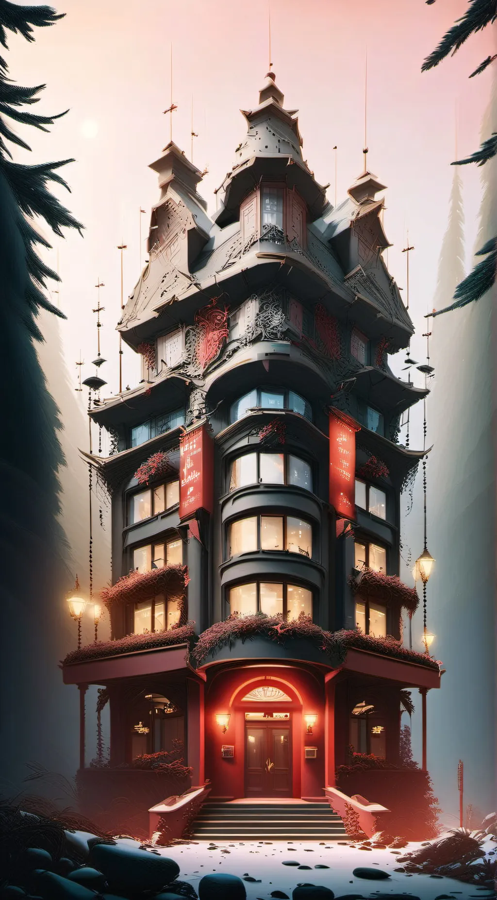 ai character: Hazbin Hotel background