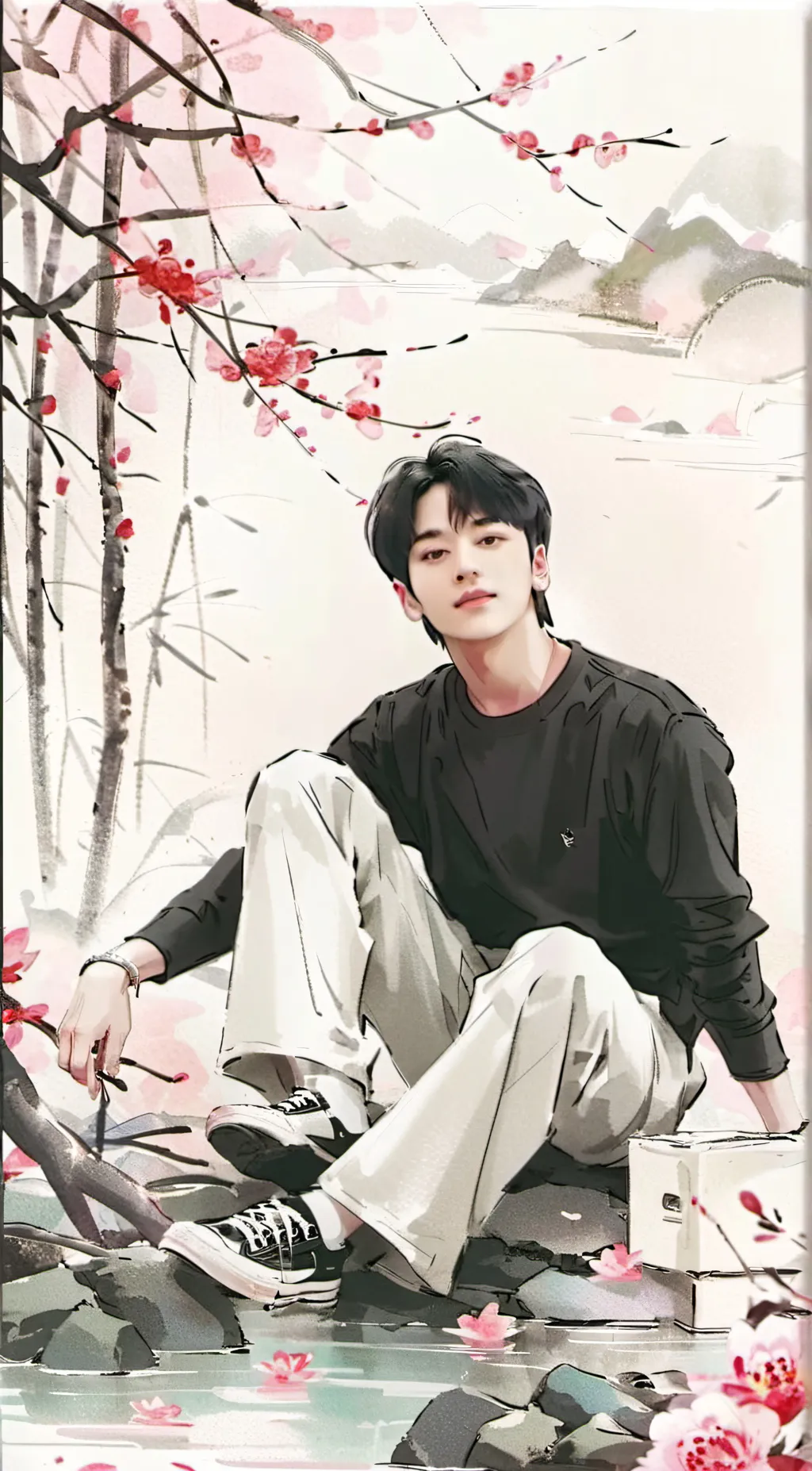 ai character: Jungkook  background