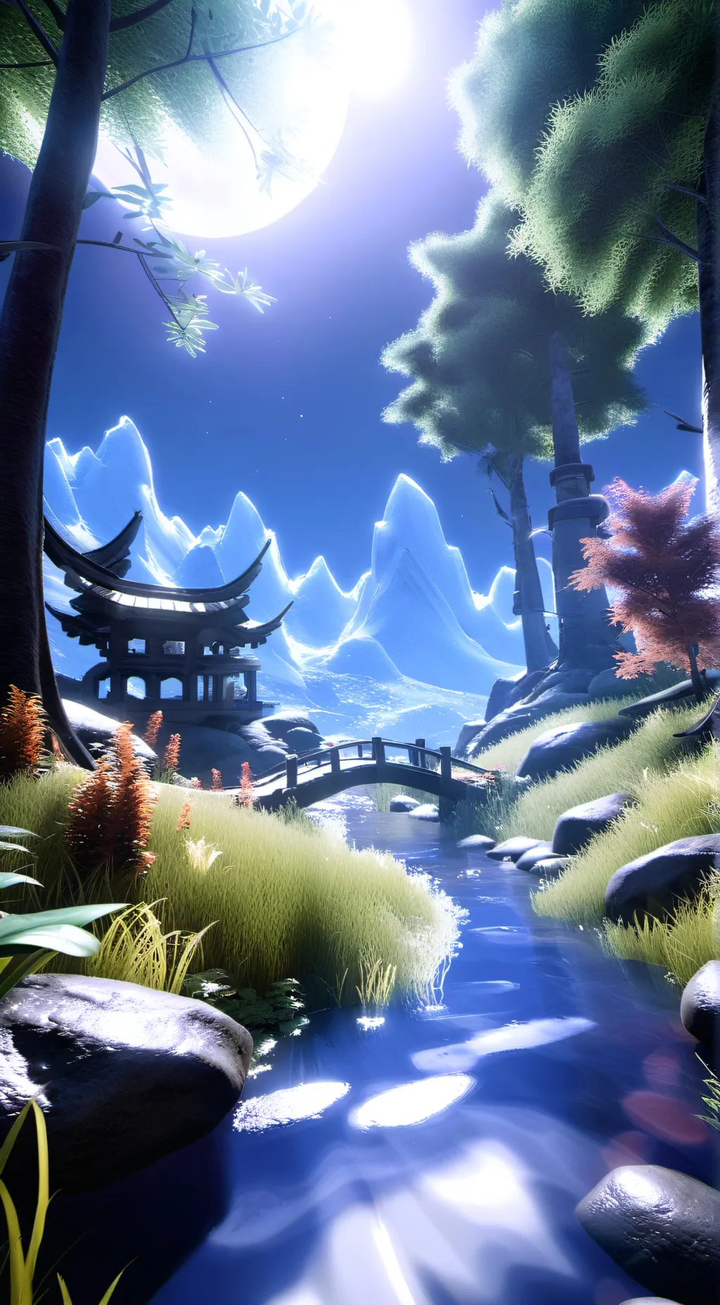 ai character: Break time background
