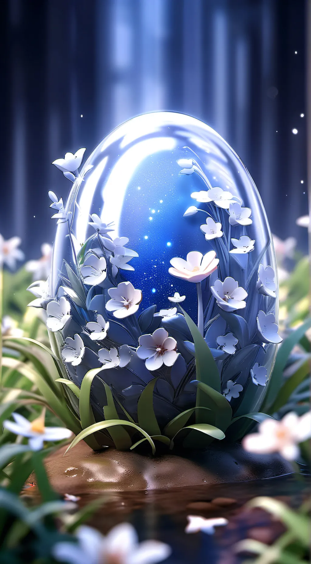 ai character: egg background