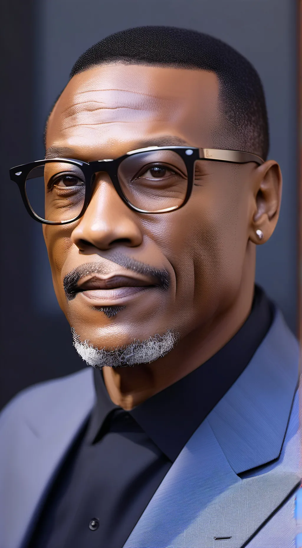 ai character: Eddie Murphy  background