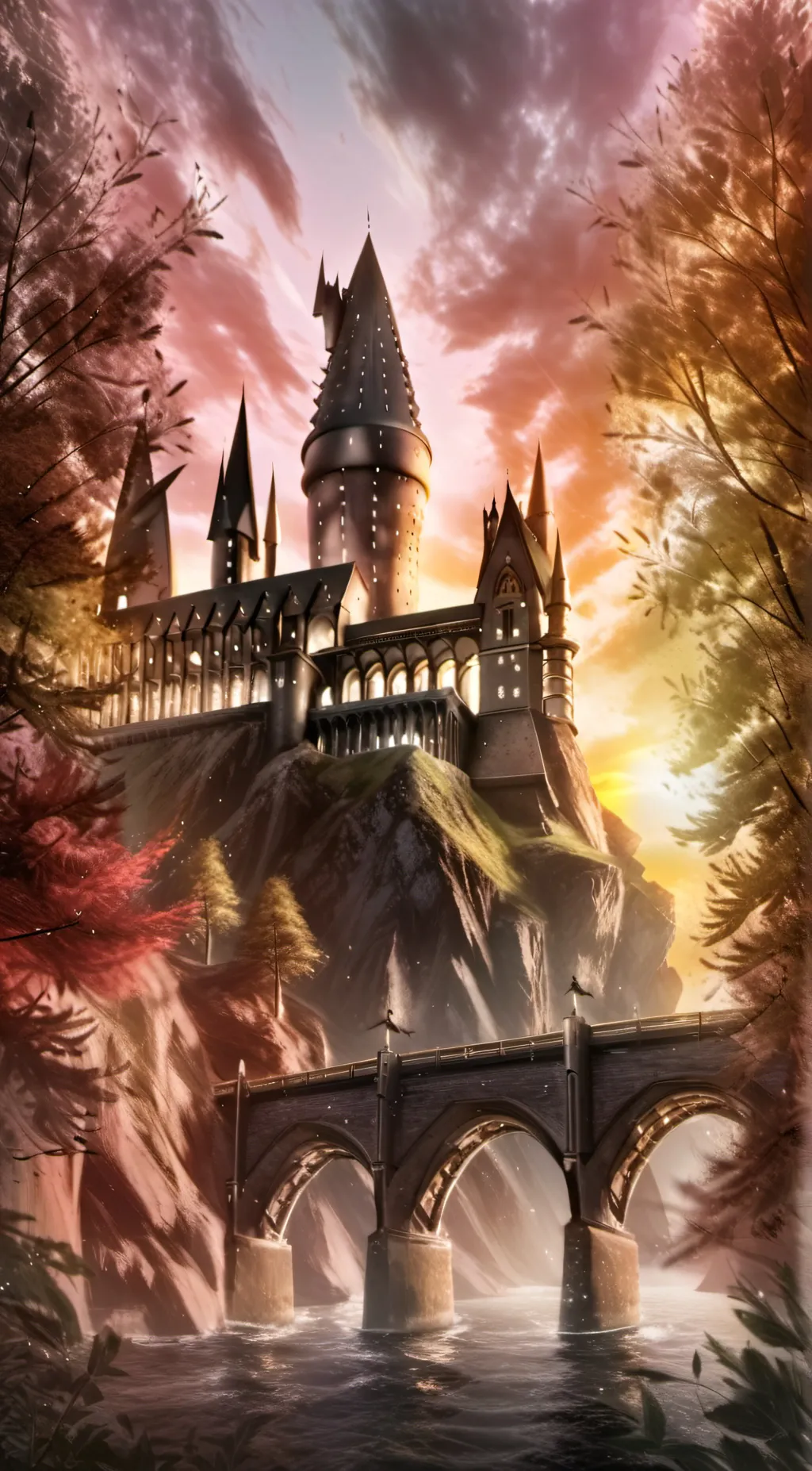 ai character: HOGWARTS🦋 background
