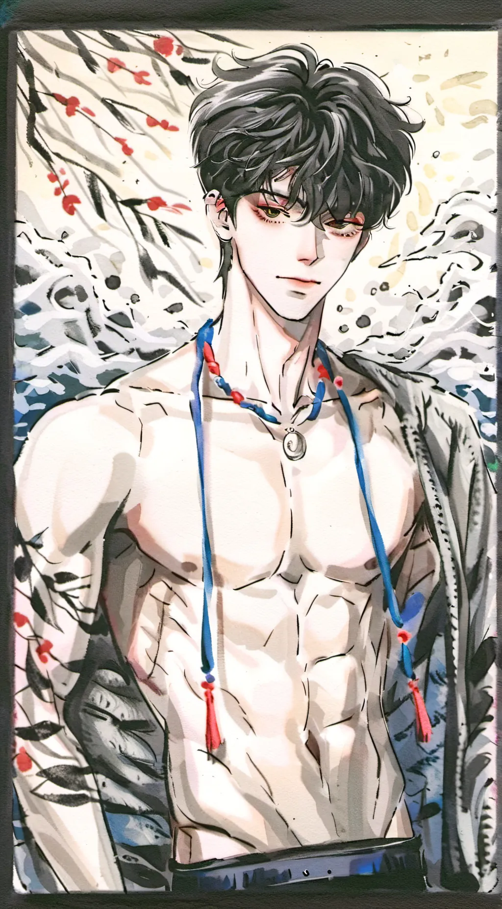 ai character: 🤍Ethan🖤 background