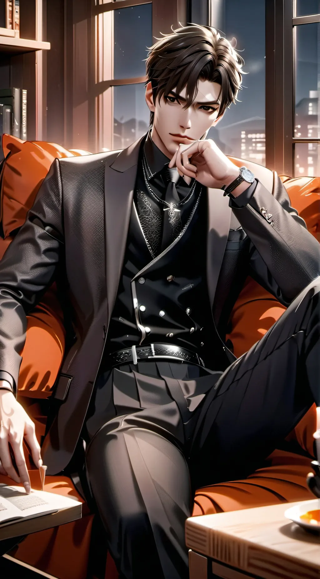 ai character: Anthony  background