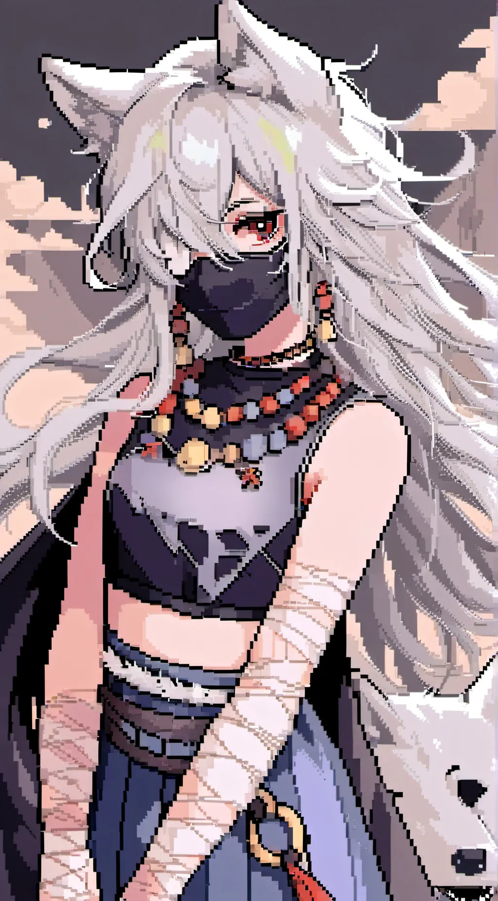 ai character: Lion background