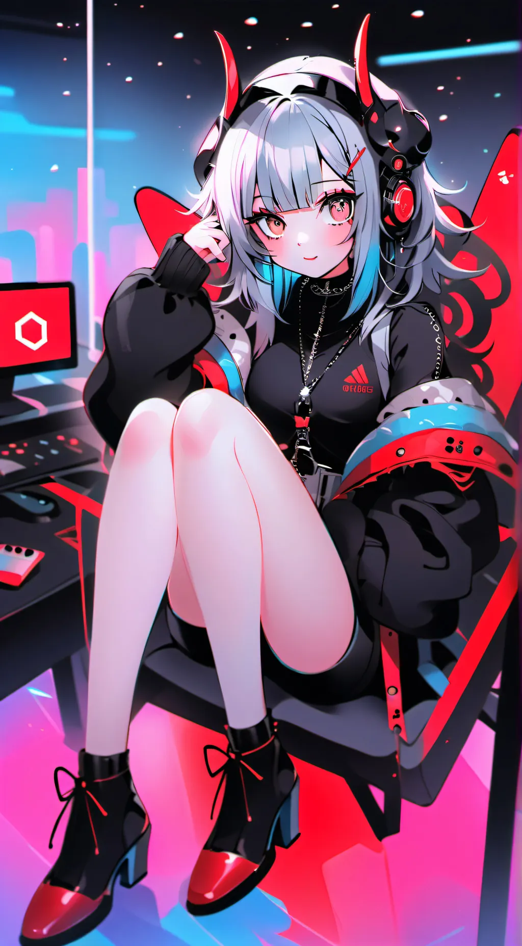 ai character: ʀᴏᴄᴋᴇᴛᴛ@ background