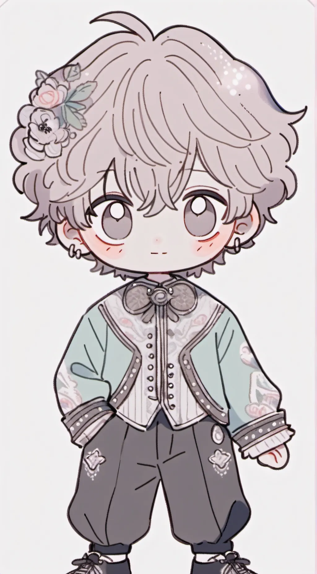 ai character: anvst the cute boy background