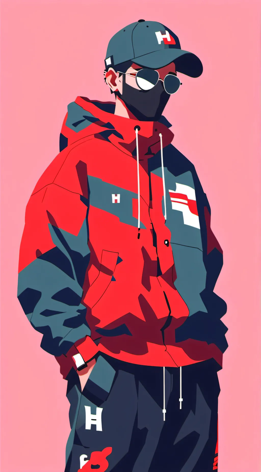 ai character: Dark speakerman  background