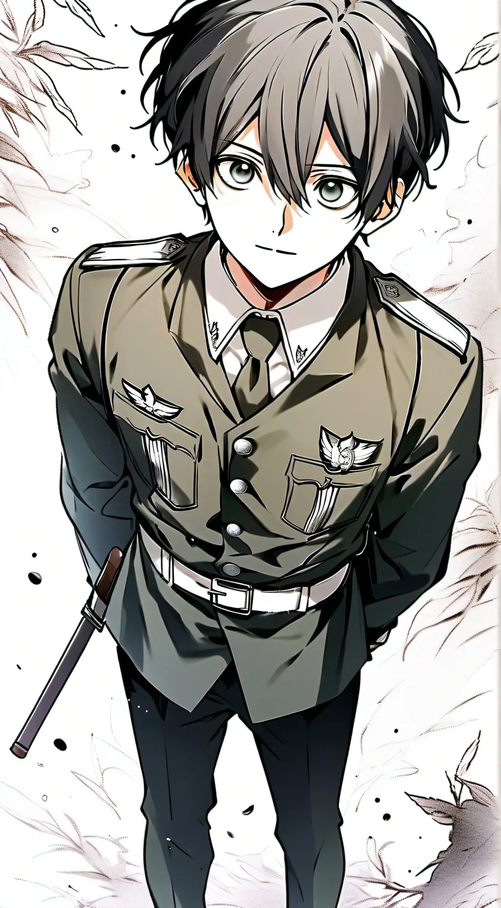 ai character: eren Jäger  background