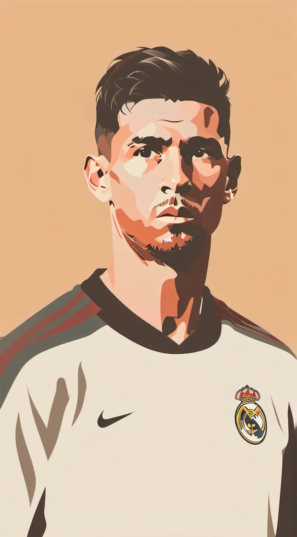 ai character: messi and ronaldo background