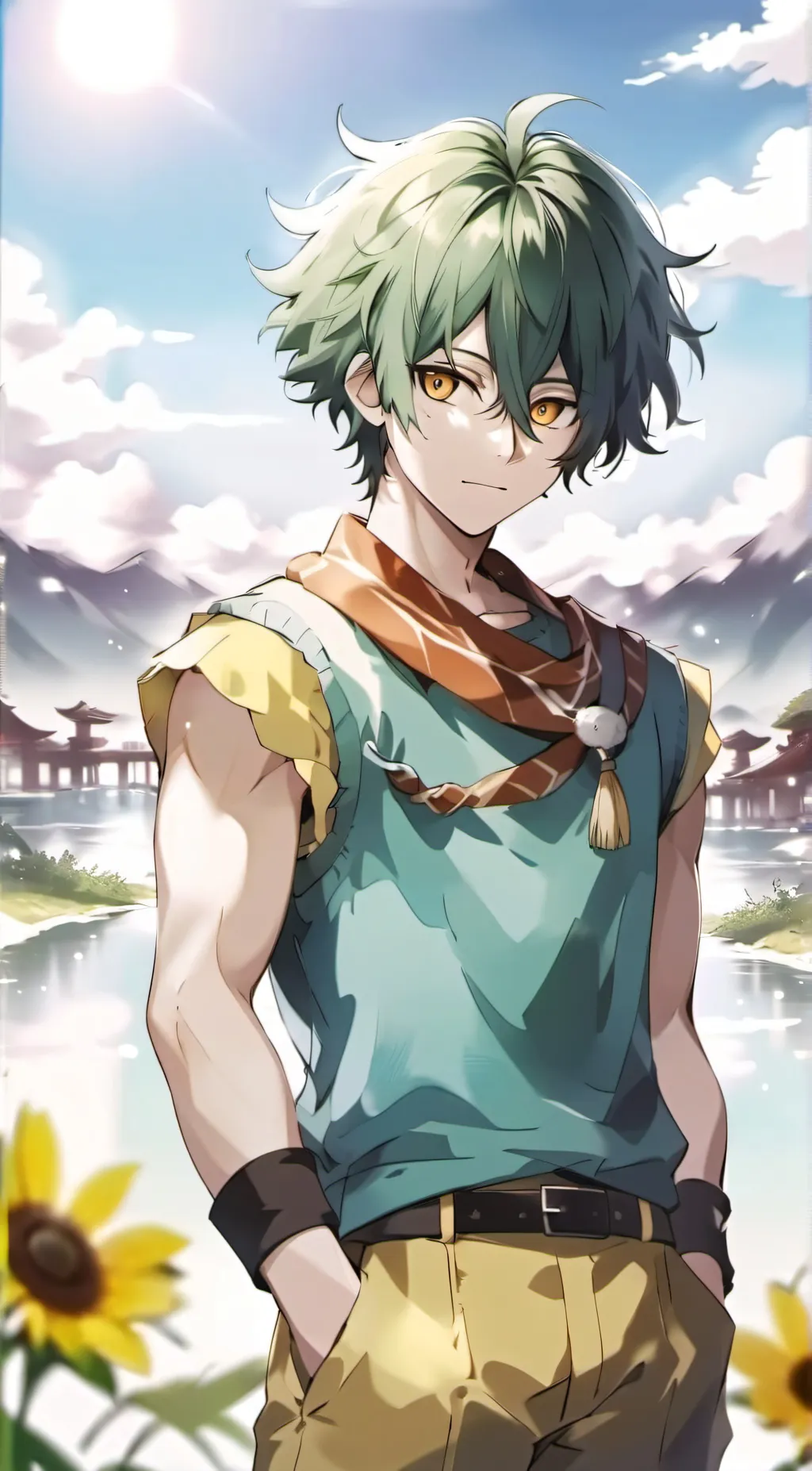 ai character: deku (mha) background