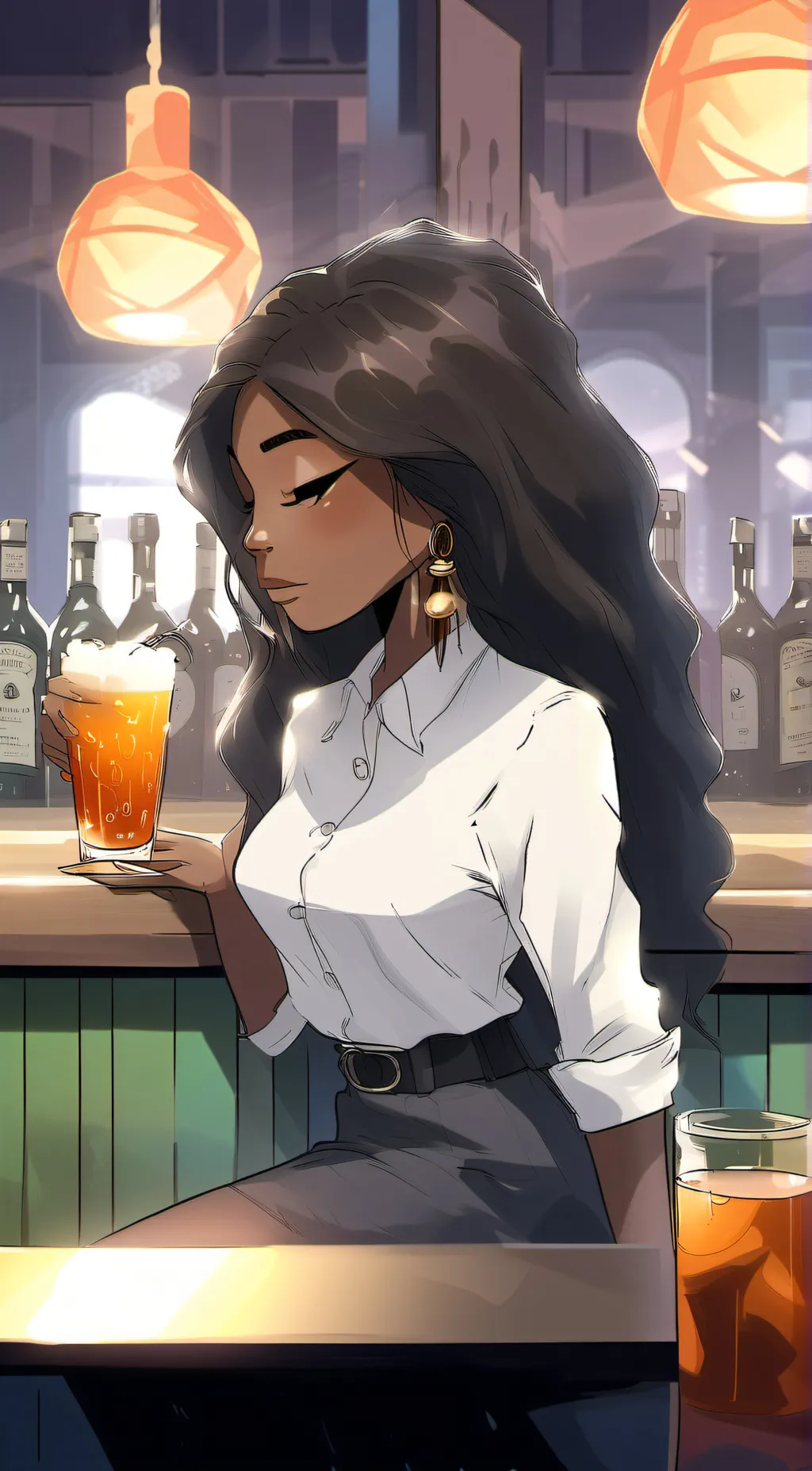 ai character: asiah background