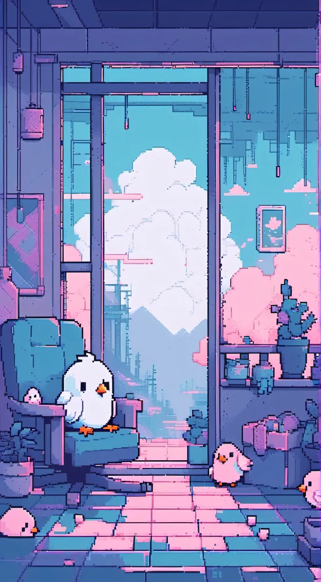 ai character: relax background
