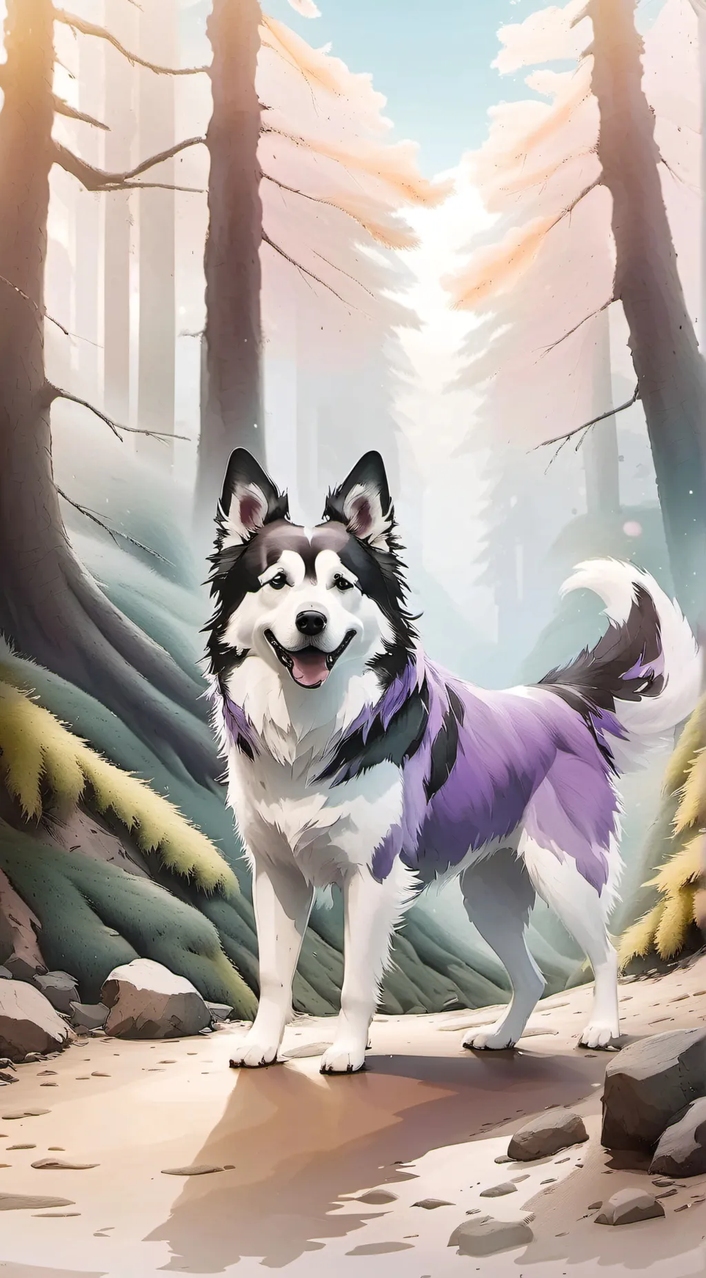 ai character: doggo background