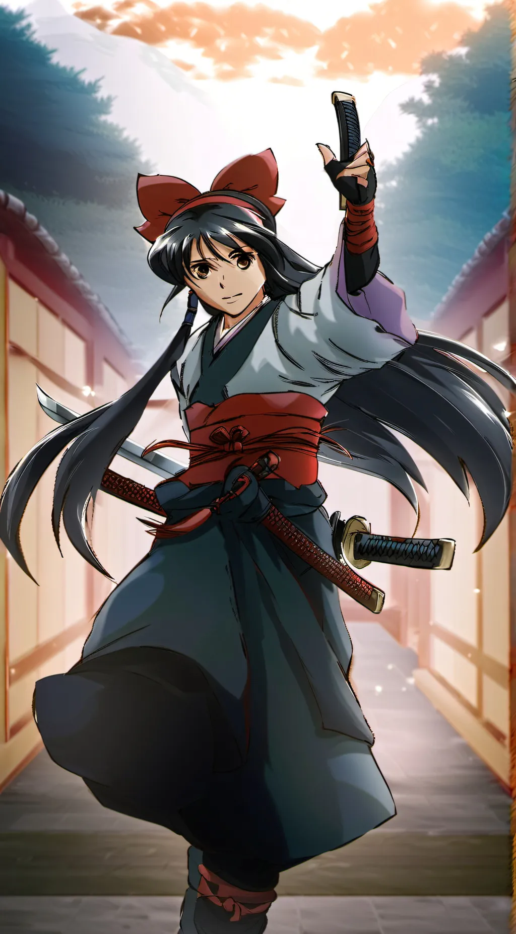 ai character: nakoruru background