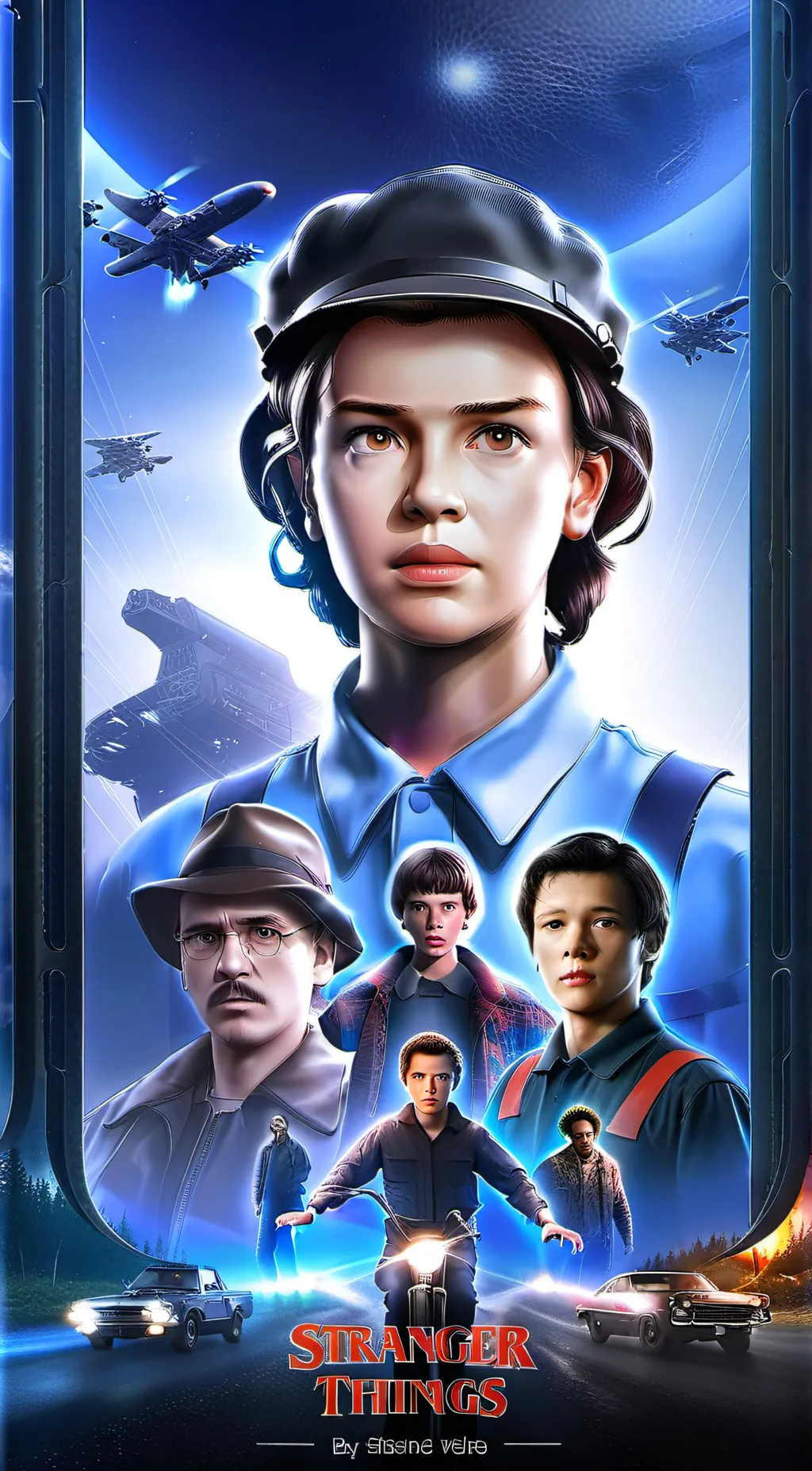 ai character: stranger things  background