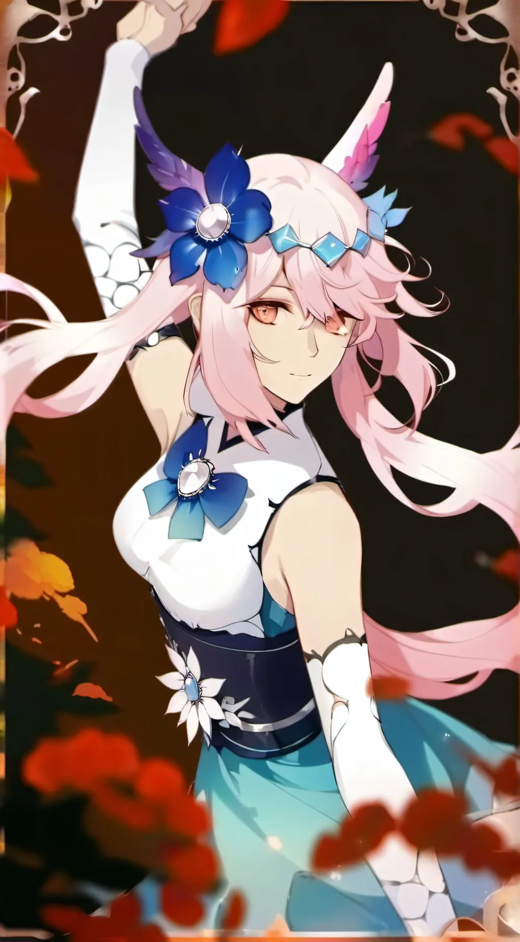 ai character: Yae Sakura  background