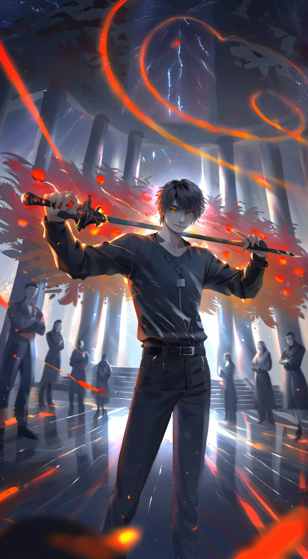 ai character: Aria background