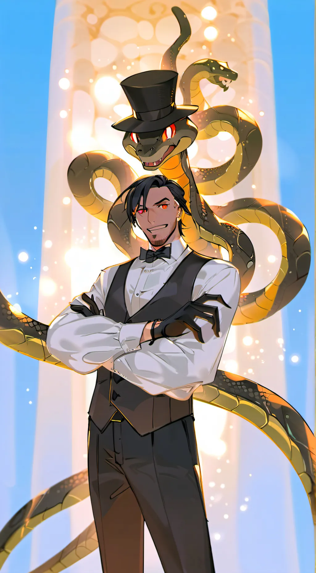 ai character: Sir Pentious  background
