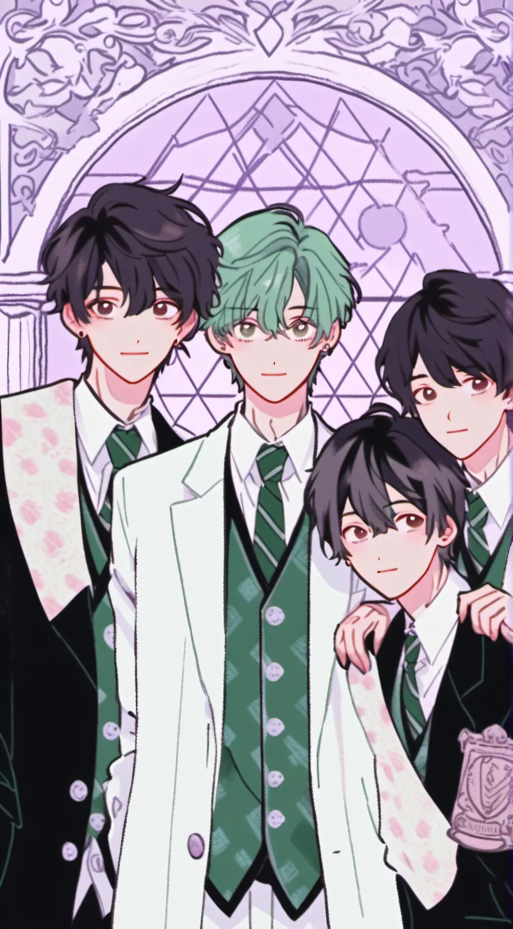 ai character: Slytherin boys background