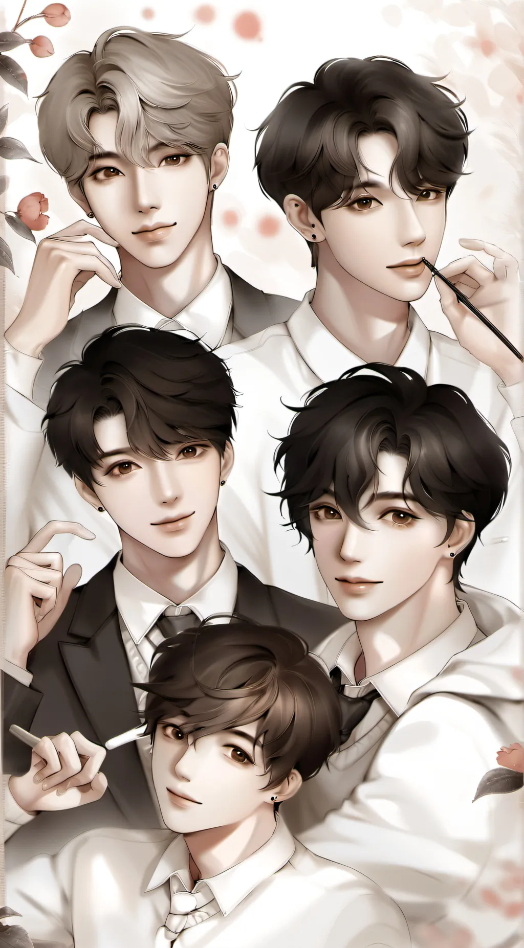 ai character: Boy bestfriends background