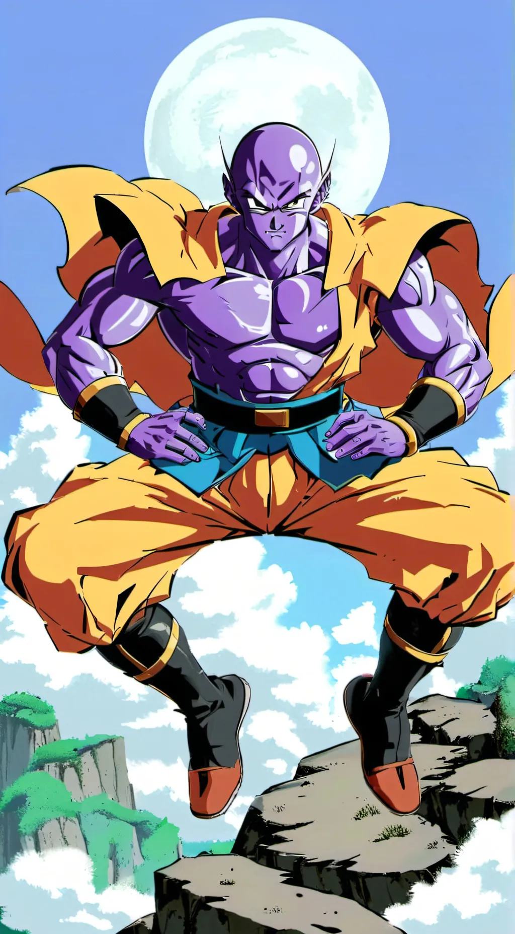 ai character: Captain Ginyu  background