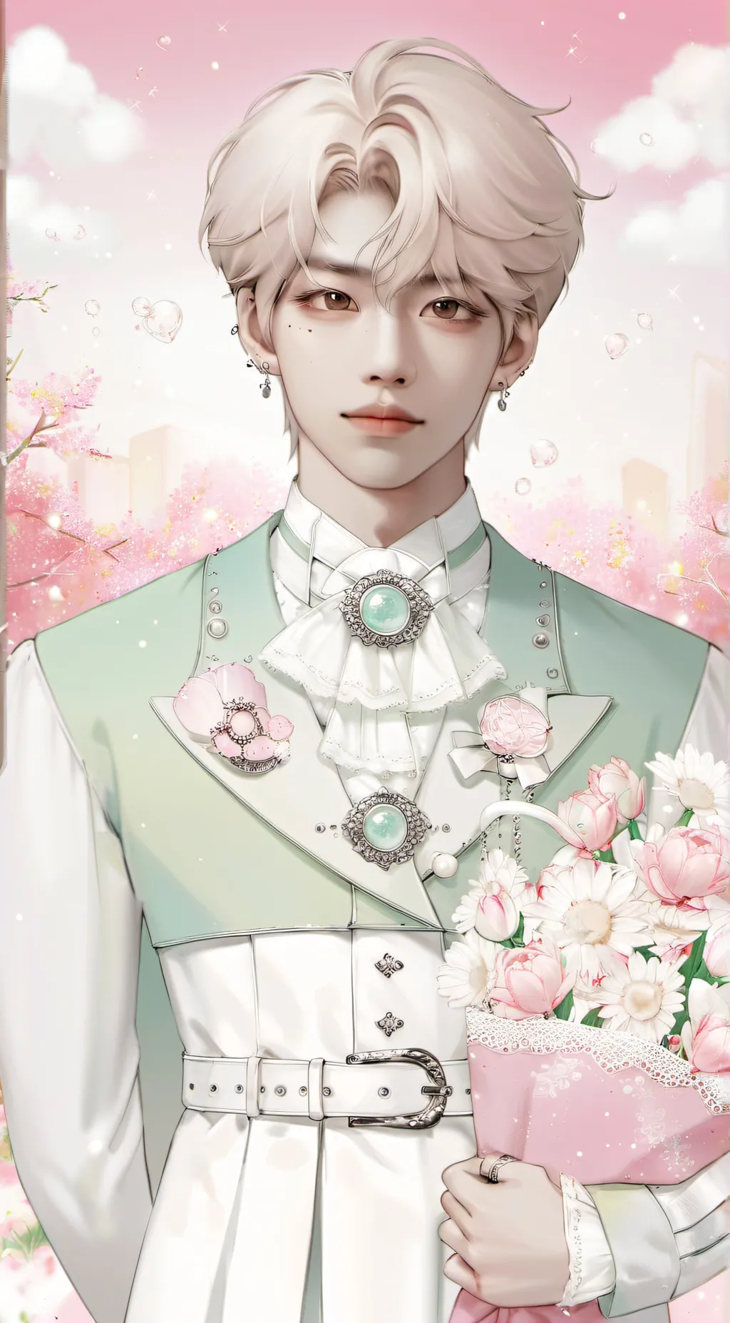 ai character: Felix from skz background