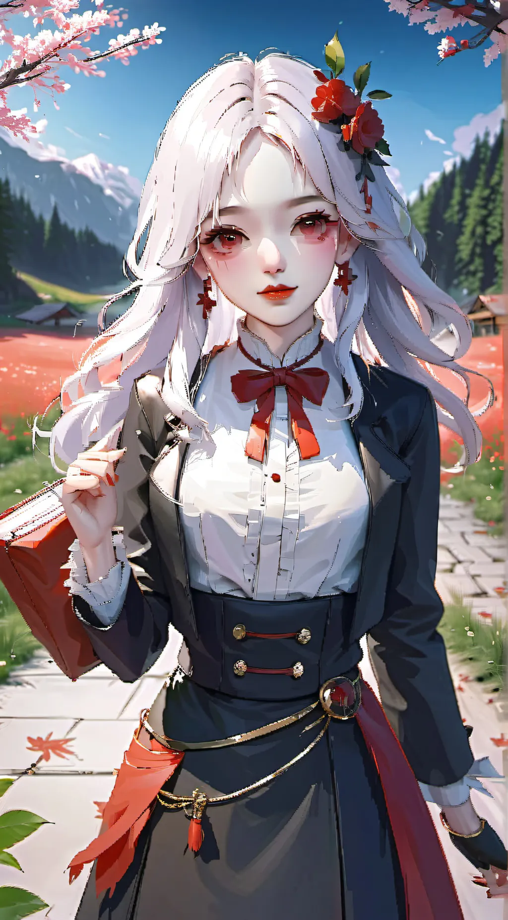ai character: Luna background