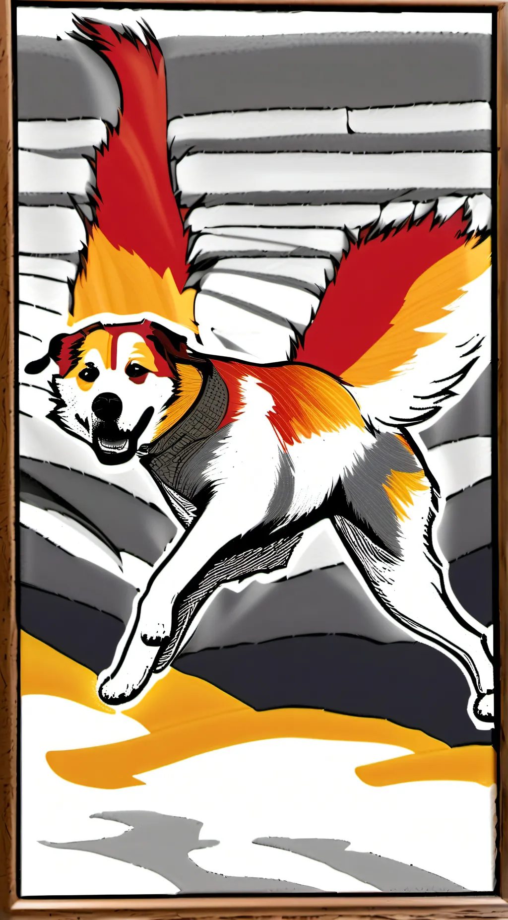 ai character: dogday background