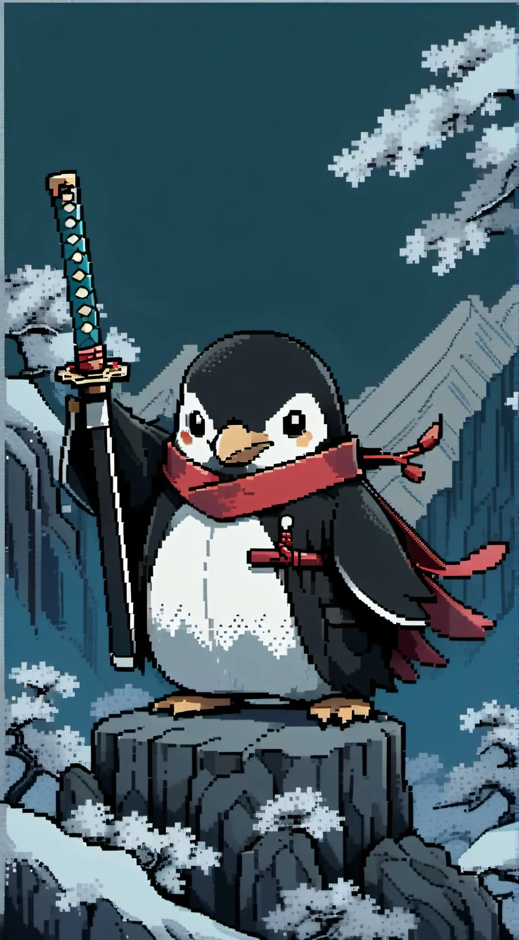 Talkie AI - Chat with penguin samurai