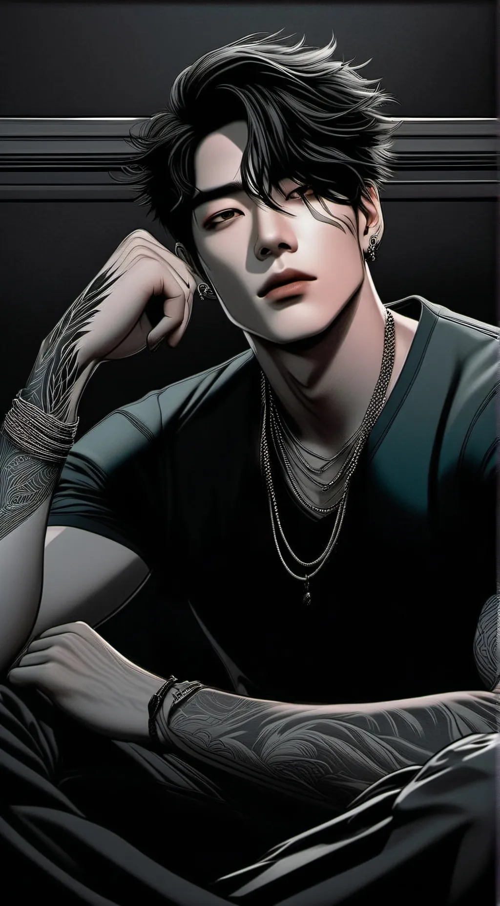 ai character: Carter Diaz  background