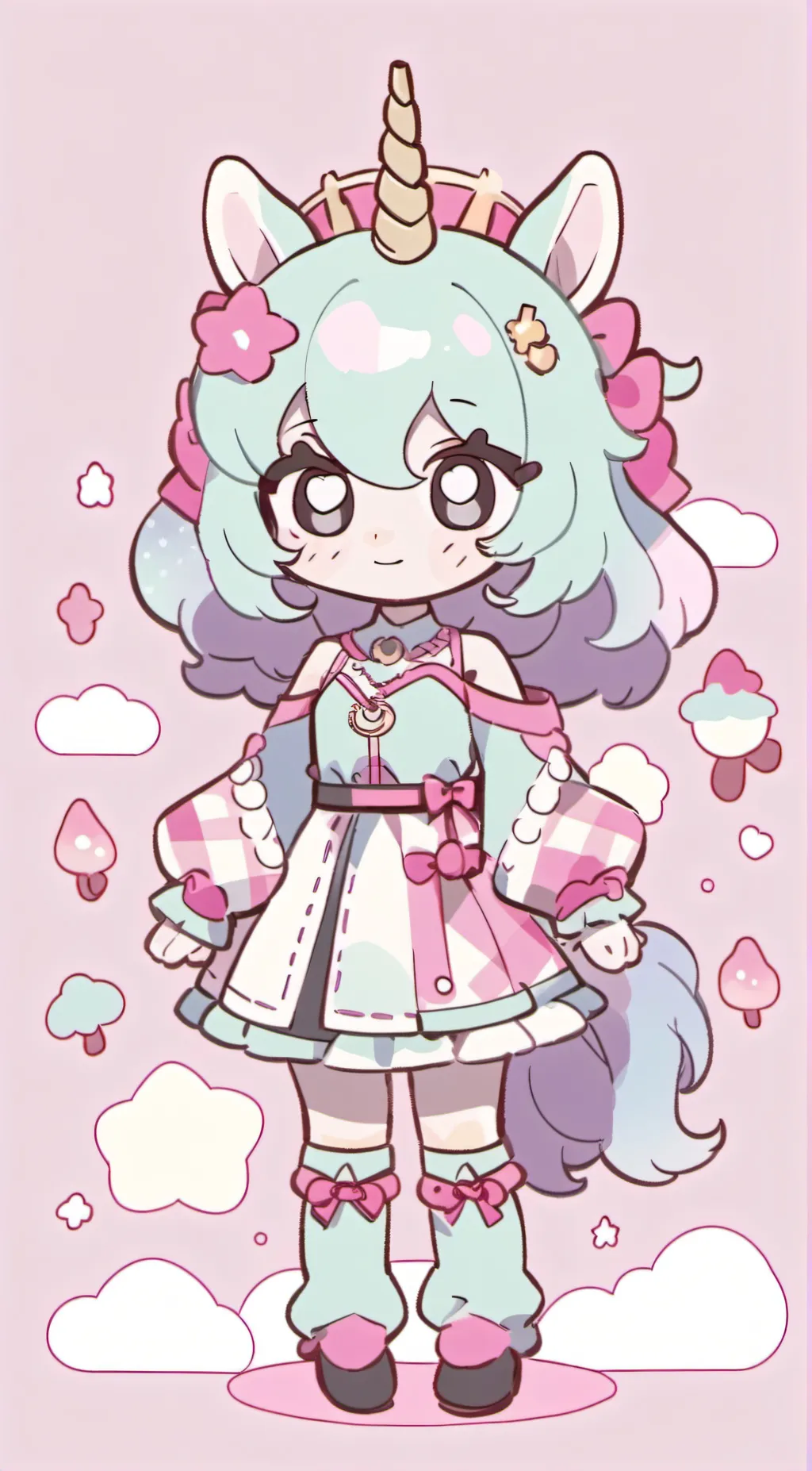 ai character: craftycorn  background