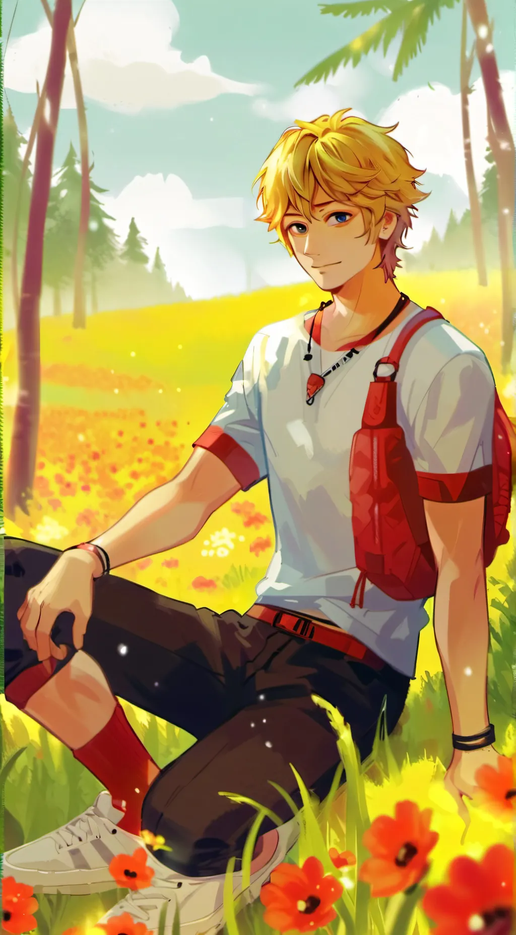 ai character: Will Solace  background
