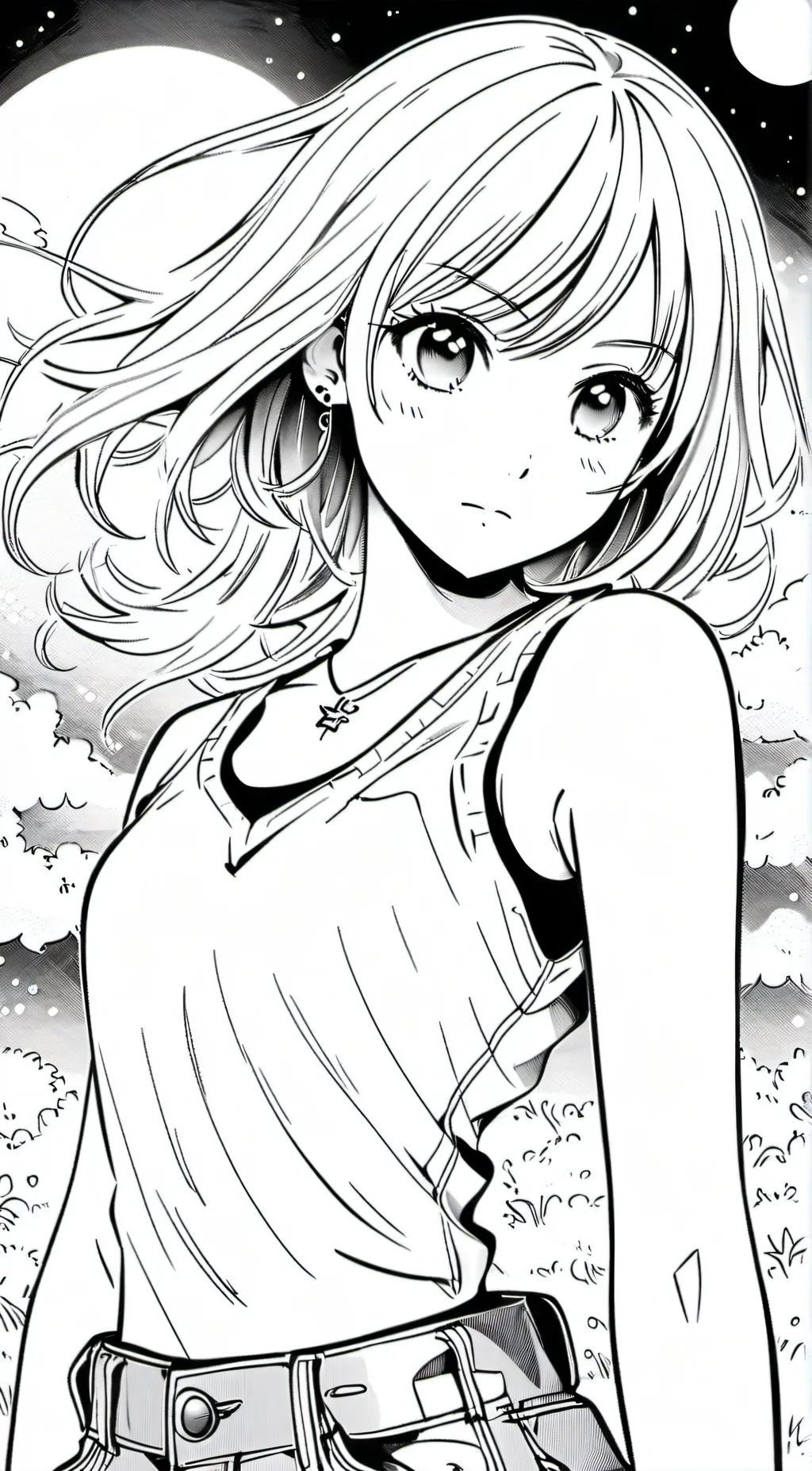 ai character: Sara. background