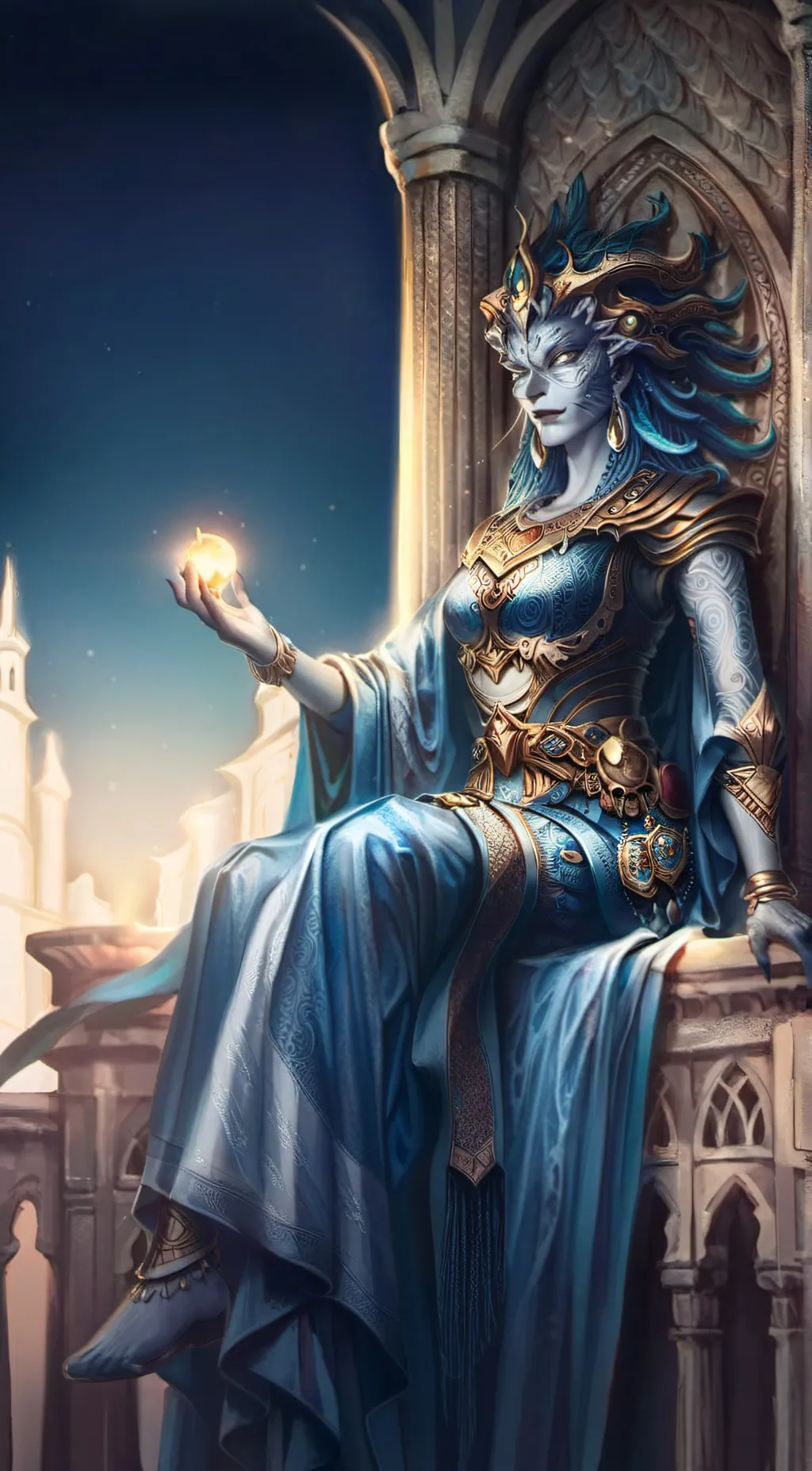 ai character: kara background