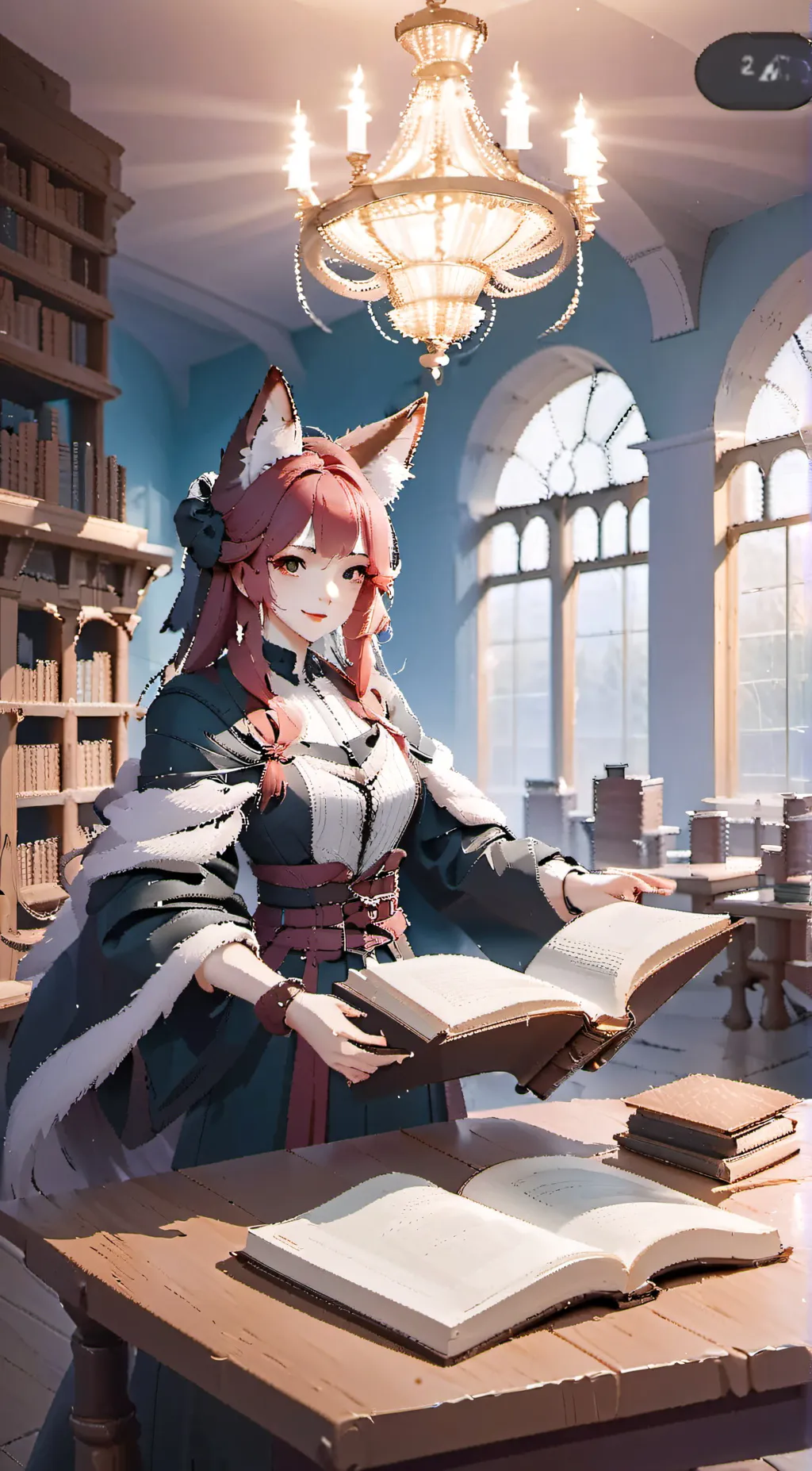 ai character: Lunar  background