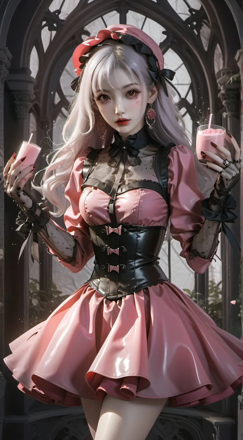 ai character:  Femboy dungeon background