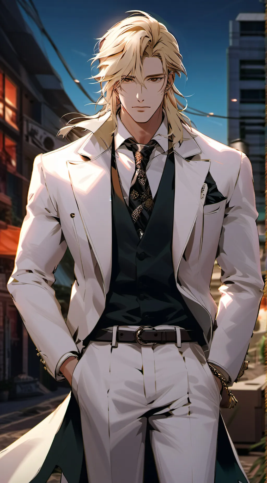 ai character: Adrian  background