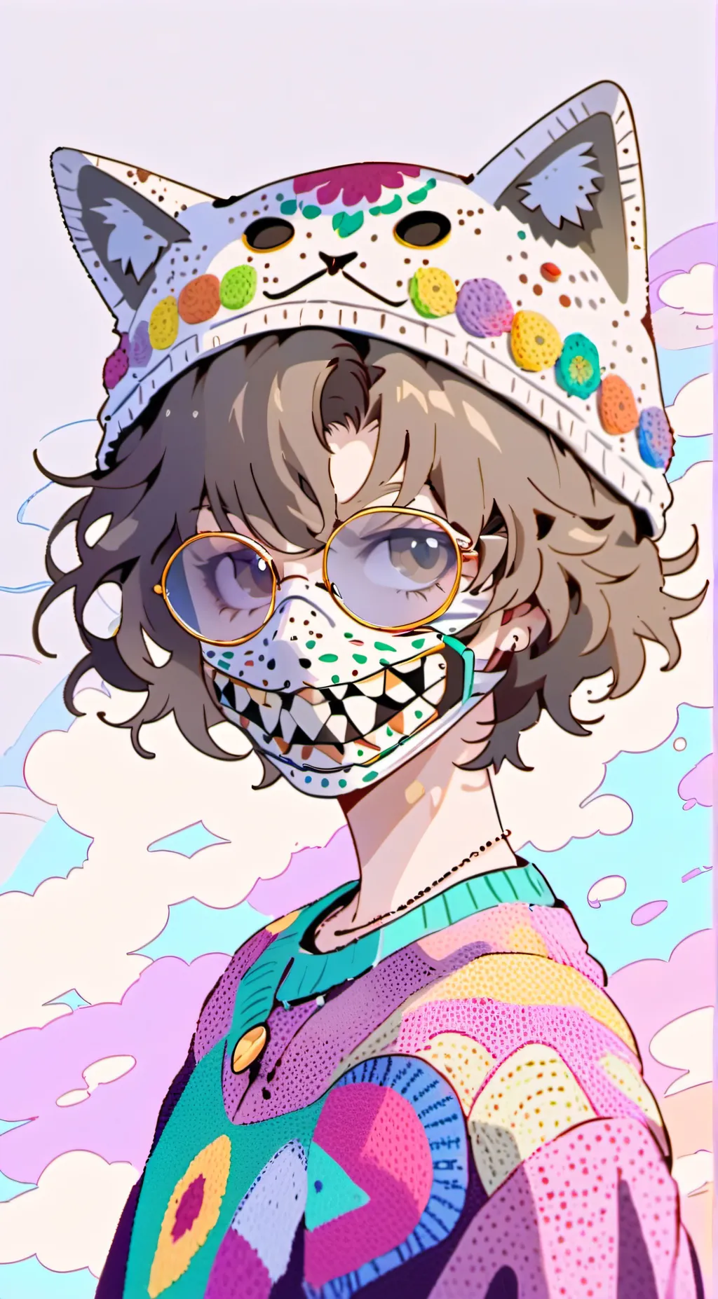 ai character: Forgetful heck  background