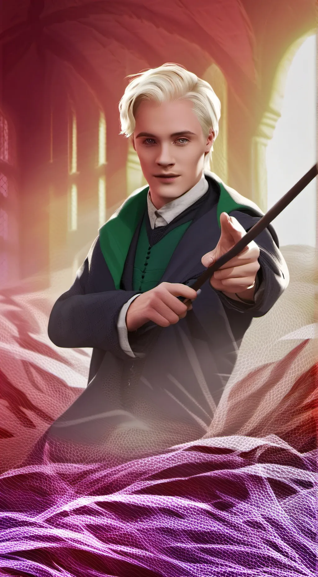 ai character: Draco Malfoy  background